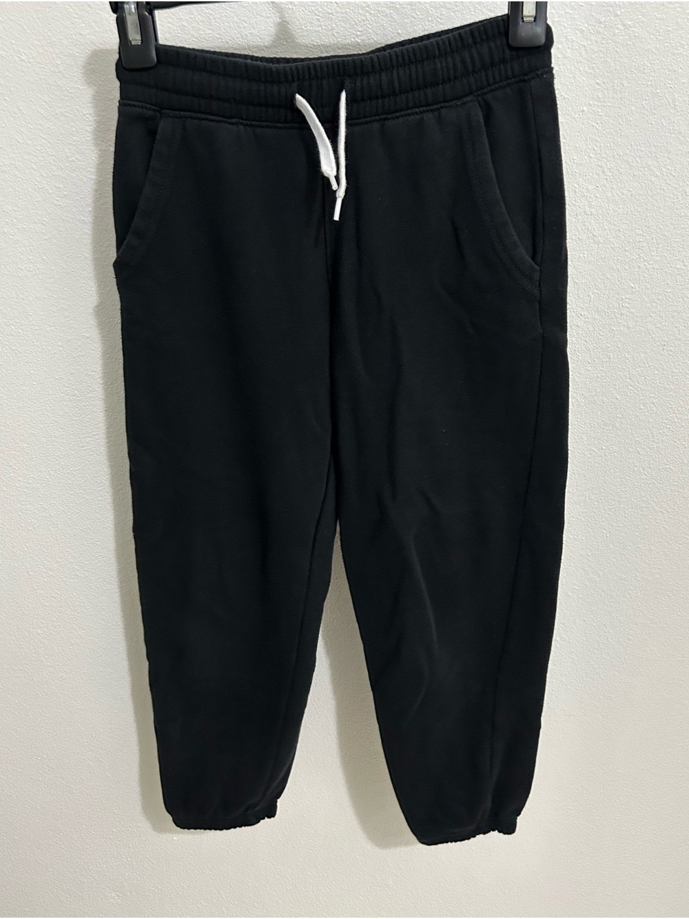 Old Navy Black Joggers with White Drawcord